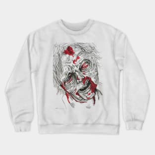 zombie man Crewneck Sweatshirt